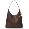 Faux Suede Hobo Bags Vegan Leather Shoulder Bag Tote for Women Medium Slouchy Designer Handbags Purses Fall Fashion