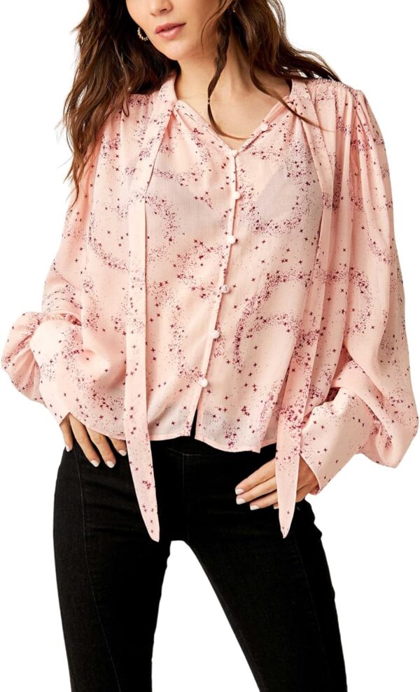 Free People Stars Align Printed Top