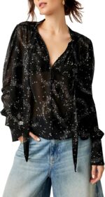 Free People Stars Align Printed Top