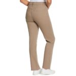 Gloria Vanderbilt Womens Amanda Beige Tapered Leg Jeans 14 Average BHFO 7684