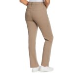 Gloria Vanderbilt Womens Amanda Beige Tapered Leg Jeans 14 Average BHFO 7684