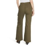 Gloria Vanderbilt Women's High Rise Wide Leg Cargo Jeans, Regular and Short Inseams, Sizes 2-18