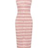 GRACE KARIN Womens 2024 Summer Striped Dress Sleeveless Knitted Midi Bodycon Dresses Tank Ribbed Sweater Beach Dress