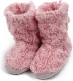 Home Slipper Women's Soft Fleece Plush Warm Indoor House Slipper Boots Shoes