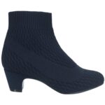 Impo Womens Gewel Navy Knit Booties Ankle Boots Shoes 9.5 Medium (B,M) BHFO 5613