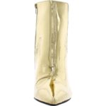 INC Womens Katalina Gold Faux Leather Booties Shoes 6 Medium (B,M) BHFO 3262