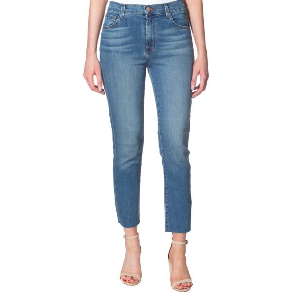 J Brand Womens Ruby Blue Denim Light Wash High Rise Cigarette Jeans 36 BHFO 1606