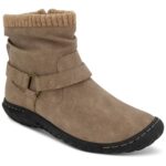 JBU by Jambu Womens Westwood Taupe Ankle Boots Shoes 9 Medium (B,M) BHFO 8489