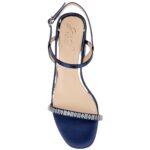 Jewel Badgley Mischka Womens AALIYAH Navy Ankle Strap 6 Medium (B,M) BHFO 8347