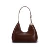 JOLLQUE Shoulder Bag for Women, Small Leather Handbag Purse,Unique Trendy Zipper Hobo Bag