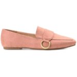 Journee Collection Womens Benntly Pink Loafers Flats 8 Medium (B,M) BHFO 6772