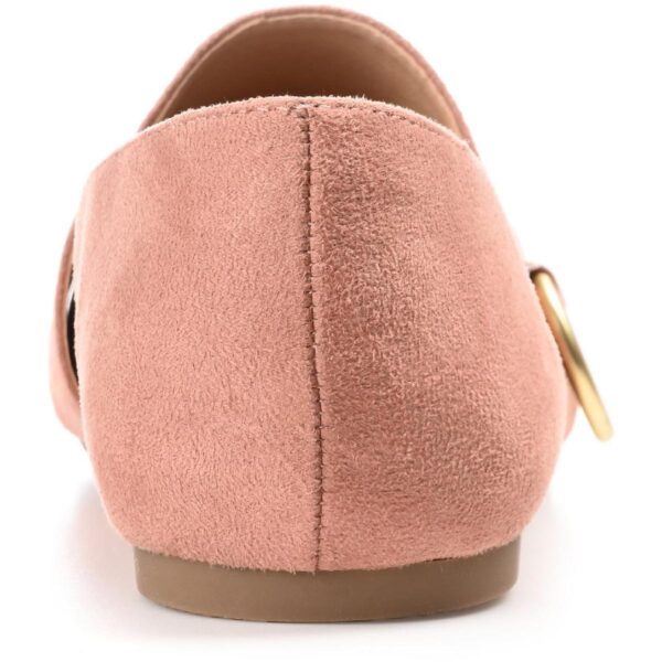 Journee Collection Womens Benntly Pink Loafers Flats 8 Medium (B,M) BHFO 6772