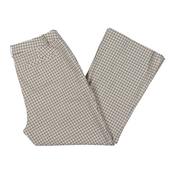 Karl Lagerfeld Paris Womens White Houndstooth Cropped Dress Pants 12 BHFO 5432