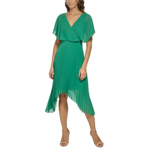 Kensie Womens Drapey Handkerchief Hem Formal Cocktail and Party Dress BHFO 3856