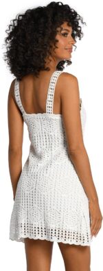 La Blanca Women's Standard Sleeveless Mini Dress Swimsuit Cover Up