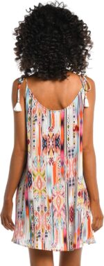 La Blanca Women's Standard Sleeveless Mini Dress Swimsuit Cover Up