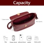 LA FESTIN Large Leather Purses For Women Trendy Crossbody Satchel Bag Adjustable Strap Summer Purse Underarm Handbags