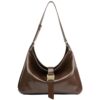 LA FESTIN Leather Hobo Crossbody Bags for Women Work Tote Purse Shoulder Bag with Adjustable Strap Trendy Travel Purse