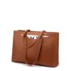 Laptop Tote Bag for Women 15.6 Inch Waterproof Leather Computer Bags Women Business Office Work Bag Briefcase Brown