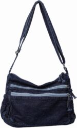 Large Denim Purses for Women Denim Shoulder Bag Crossbody Casual Retro Lightweight Tote Handbags