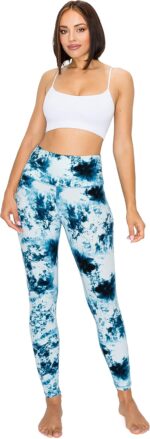 Leggings Depot Women's High Waist Workout Leggings Tummy Control Active Yoga Pants