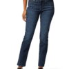 Levi Strauss Signature Women's and Women's Plus Mid Rise Straight Jeans, Available in Short, Regular and Long Inseams, Sizes 2-28