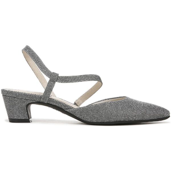 LifeStride Womens Minimalist Strappy Pointed Toe Slingback Heels Shoes BHFO 3482