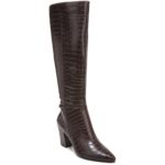 LifeStride Womens Stratford Faux Leather Knee-High Boots Shoes BHFO 6141