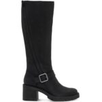 Lucky Brand Womens Scoty Black Knee-High Boots Shoes 5.5 Medium (B,M) BHFO 1612