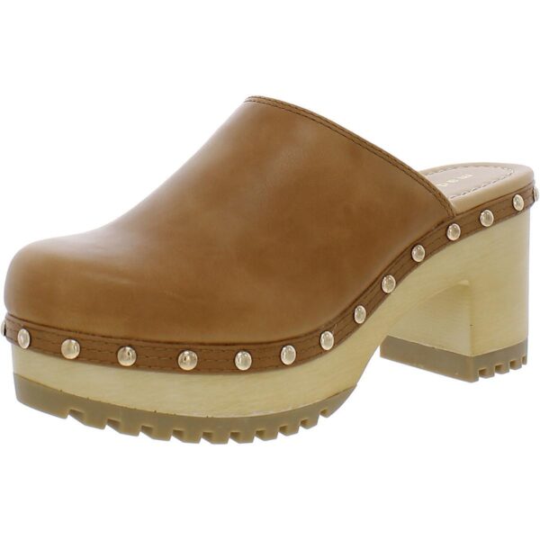 Madden Girl Womens Fridayy Tan Slip On Clogs Shoes 9.5 Medium (B,M) BHFO 3184