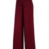 Made By Johnny Women's Pleated Wide Leg Palazzo Pants with Drawstring