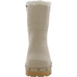 Mia Womens Sueli Beige Faux Suede Ankle Boots Shoes 8 Medium (B,M) BHFO 2869