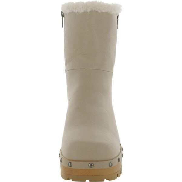 Mia Womens Sueli Beige Faux Suede Ankle Boots Shoes 8 Medium (B,M) BHFO 2869