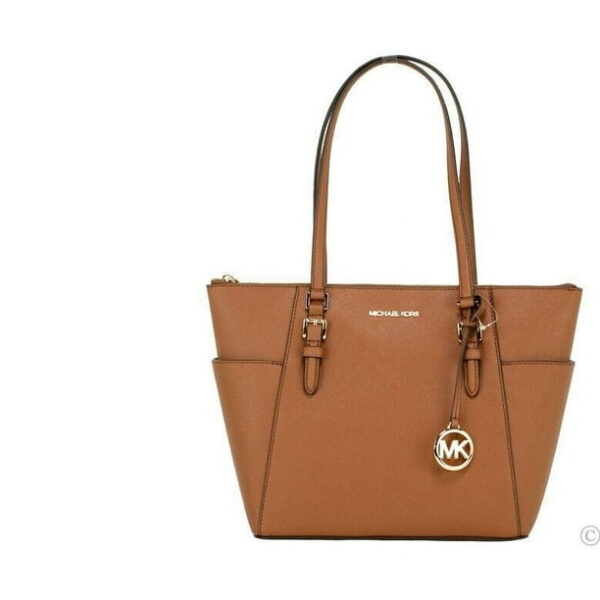 Michael Kors Charlotte Large Top Zip Tote Luggage