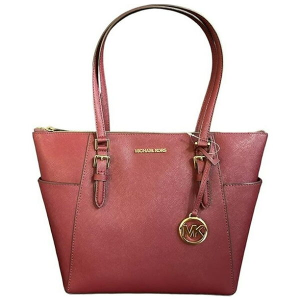 Michael Kors Charlotte Large Top Zip Tote Luggage