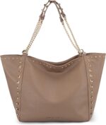 Montana West Oversize Tote Bag for Women Shoulder Purses with Chain Handbags