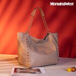 Montana West Oversize Tote Bag for Women Shoulder Purses with Chain Handbags