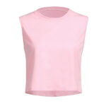 MRULIC tank top for women Women Crop Top Sleeveless Racerback Workout Gym Solid Shirt Yoga Athletic Tank Womens tank tops Pink + S