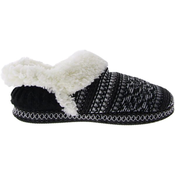 Muk Luks Womens Magdalena B/W Scuff Slippers Shoes 7-8 Medium (B,M) BHFO 1561