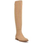 Nine West Womens Allair 2 Zipper Tall Pull On Knee-High Boots Shoes BHFO 9883