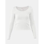 No Boundaries Seamless Scoop Neck Tee with Long Sleeves, 2-Pack, Women’s