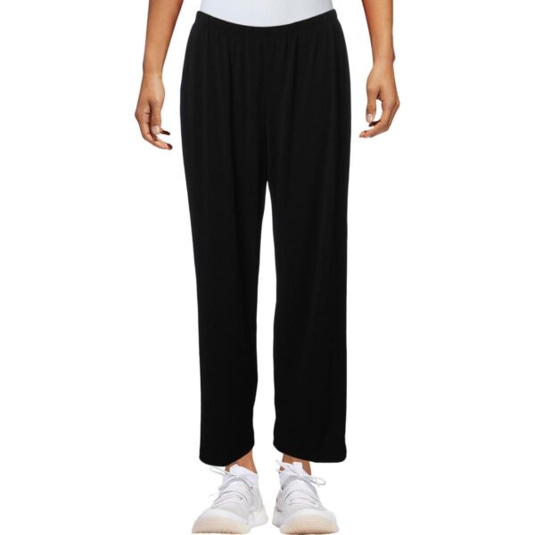 NY Collection Womens Black Matte Jersey Wide Leg Pants Petites PM BHFO 7040