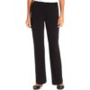 NY Collection Womens Black Matte Jersey Wide Leg Pants Petites PM BHFO 7040