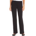 NY Collection Womens Replen Black Work Wide Leg Pants Petites PXL BHFO 7761