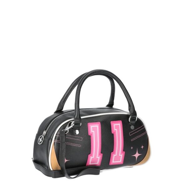 Paris Hilton Women's Number 11 Bowler Bag, Black