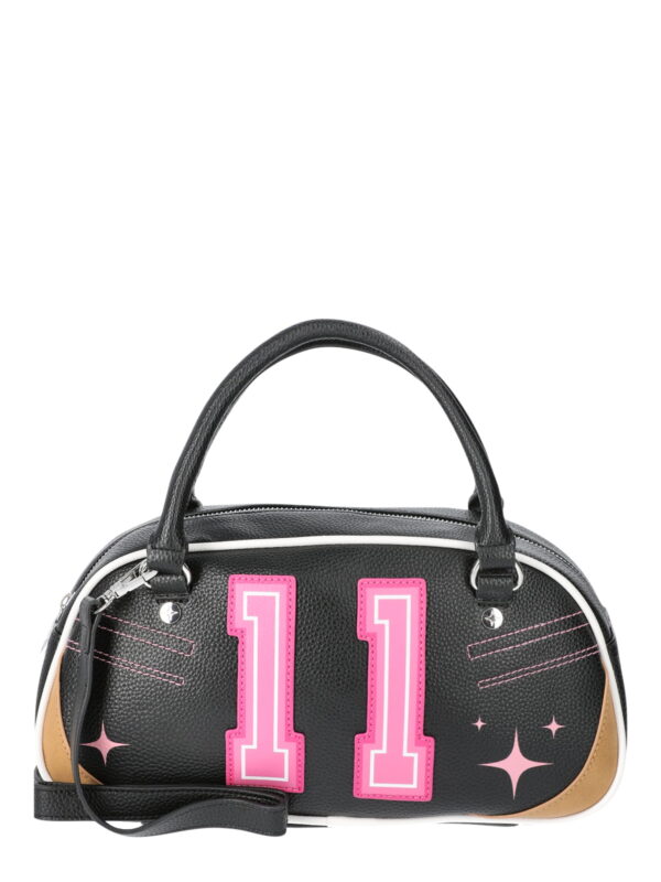 Paris Hilton Women's Number 11 Bowler Bag, Black