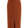 PRETTYGARDEN Women's Fall Midi Pencil Skirts Dressy Casual Work Office High Waisted Trendy Winter Corduroy Skirt with Slit