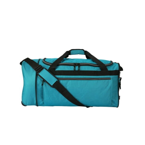 Protégé 28" Rolling Collapsible Travel Duffel Bag for All Ages, Teal