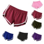 qucoqpe Womens Sweat Shorts Comfy Athletic Shorts Elastic Casual Summer Shorts Gym High Waist Running Shorts on Clearance