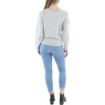 Rails Womens Gray Crewneck Peace Signs Ribbed Trim Sweatshirt XS BHFO 4623